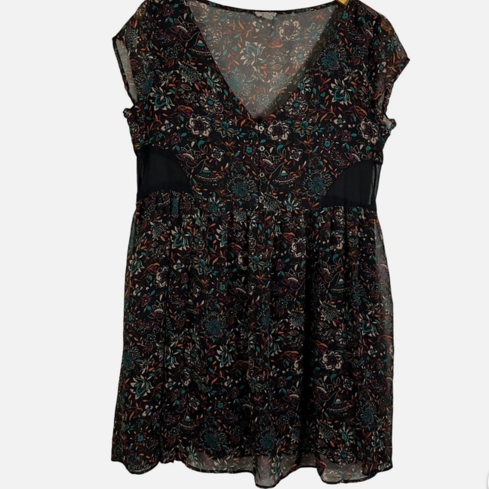 Urban Outfitters Ecote Vibrant Floral Dress